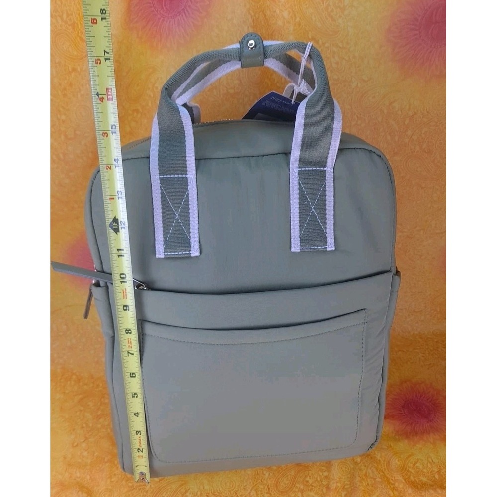 Universal Thread Olive Green Square‎ Backpack Tot… - image 10